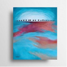 DRZEWA-obraz akrylowy 60/50 cm