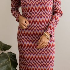 nowa kolorowa sukienka M