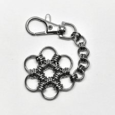 Breloczek Chainmaille - Ręcznie Robiony, Styl Gotycki/Dark Fairycore