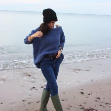 SWETER HANDMADE OVERSIZE
