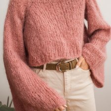 sweter z szerokimi rękawami XS