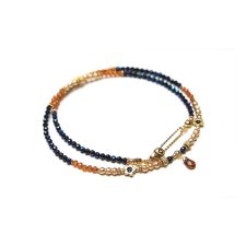 Spinel i granaty /choker/ 11.03.25 naszyjnik - Szlachetna kolekcja