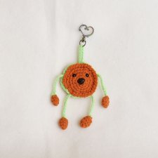 Ręcznie robiony breloczek szydełkowy –  unikatowy dodatek