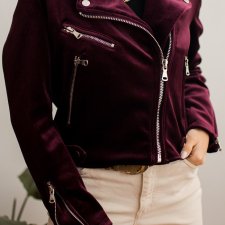 ramoneska aksamitna nowa XS