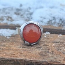 Agatnik - pierścionek regulowany