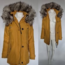 ONLY zimowa kurtka parka z kapturem ocieplana model IRIS 36 S Hu101