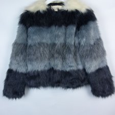 Zara kurtka sztuczne futerko / S