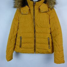 Zara ocieplana puchowa kurtka / L