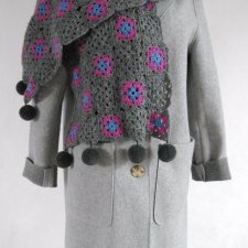 SZAL GRANNY SQUARE ORAZ