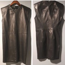 AllSaints S/M skórzana sukienka mini