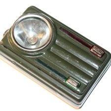 LATARKA metalowa khaki  PRL