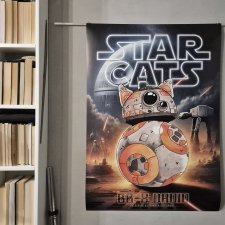 Plakat KOT Gwiezdne Wojny -  formaB1 - 100cm x 70cm