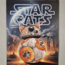 Plakat KOT STAR WARS Gwiezdne Wojny - A3
