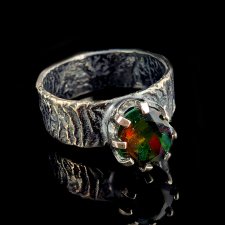 OPAL CZARNY TĘCZOWY