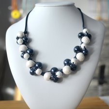 NASZYJNIK FEBOO CLASSICOS biel i grafit