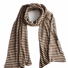 Szal vintage dzianinowy w paski Lysgaard pasy szalik damski męski unisex