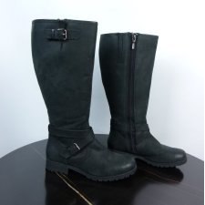 Hotter Belle Wide skórzane kozaki skóra naturalna 37 - 24 cm