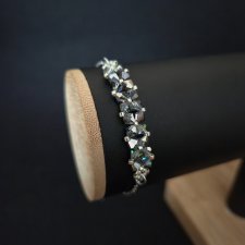 Crystal Square Vitrail - Delikatna bransoletka z kryształów Preciosa Vitrail Medium