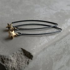 Kolczyki Golden Star "Wish"
