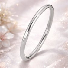 Obrączka srebrna 1.5 mm delikatna pierścionek srebrny 925 minimalistyczna .