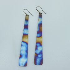 kolczyki tytanowe   "piąty wymiar"