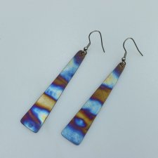 kolczyki tytanowe   "piąty wymiar"