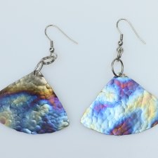 kolczyki tytanowe   "piąty wymiar"