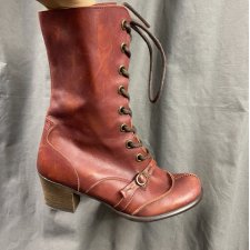 skórzane sznurowane 37