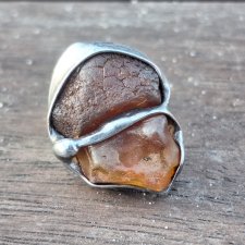 Surowy - pierścionek regulowany