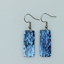 kolczyki tytanowe "prostokąt"