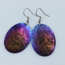 kolczyki tytanowe "ovo"