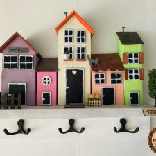 Wieszak domki pasteLOVE