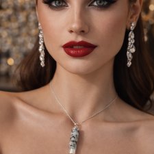 Wisiorek srebrny 925 z agatem mały wisiorek