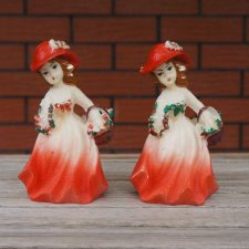 Kobieta z koszyczkiem - 2 szt