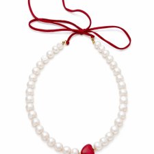 PEARLOVE- naszyjnik z pereł i howlitu