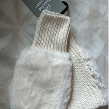 Nowe Mitenki z futerkiem - oryginalne ciekawe ciepłe