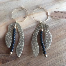 Kolczyki pąki kwiatów