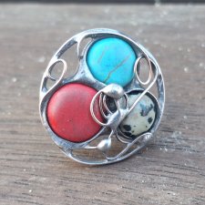 W kręgu - pierścionek regulowany