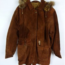 Genuine Florence ocieplana skórzana kurtka skóra naturalna / L