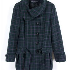 Topshop płaszczyk kurtka krata 10 / 36 petite