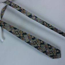 Rene Chagal jedwabny krawat silk jedwab