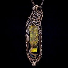 Miedziany wisiorek drzewo życia