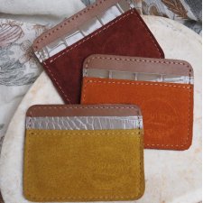 Limonka etui na karty i dokumenty | ręcznie robione