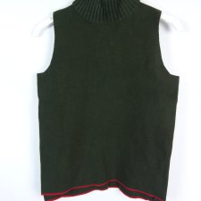 Zara Knit niski golf bez rękawów kamizelka / S mex. 26