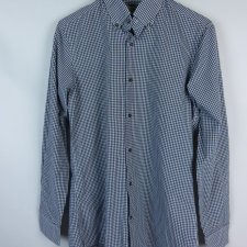 Next elegancka koszula w drobną krateczkę slim - 15,5 / 39 cm - M