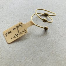 Pierścionek minimalistyczny regulowany