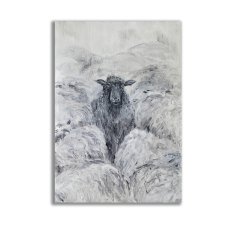 Obraz olejny ręcznie malowany "Czarna owca"