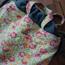 Kwitnący Workoplecak z Upcyclingu w Stylu Vintage