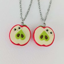 Naszyjniki Dwie Połówki Jabłka