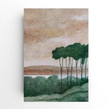 Pejzaż - obraz  akwarela